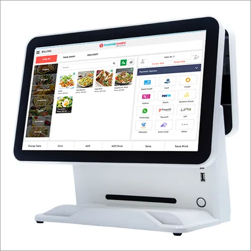 Barcode-first retail billing interface.